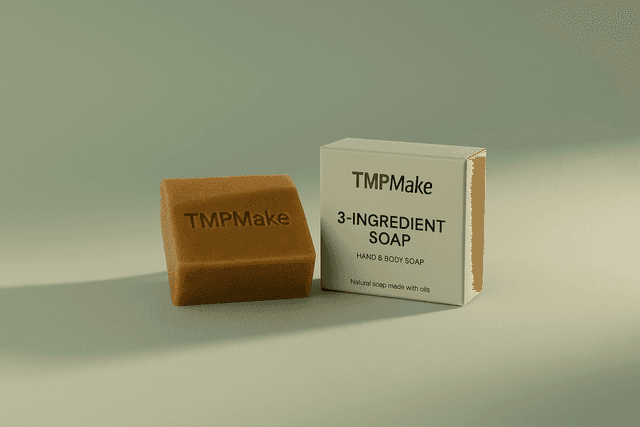 3-Ingredient Soap Bar